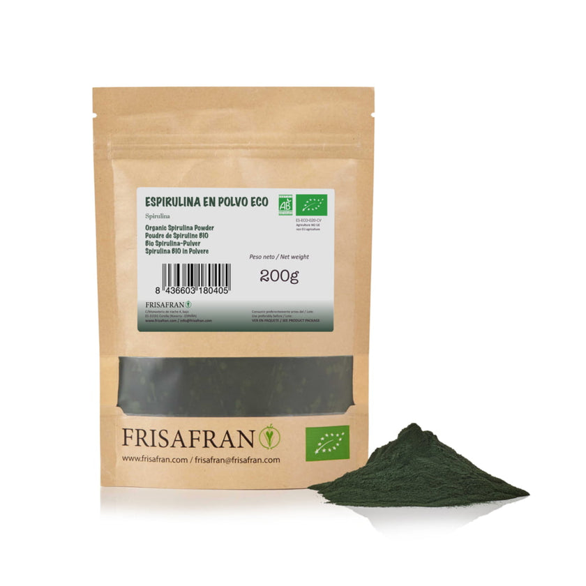 Espirulina En Polvo Ecológica - Calidad Y Sabor | Frisafran 100 G_1