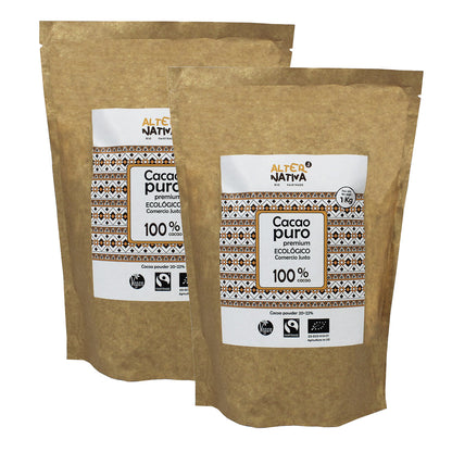 Pack 2x Cacao Puro Premium Bio Alternativa 1 kg