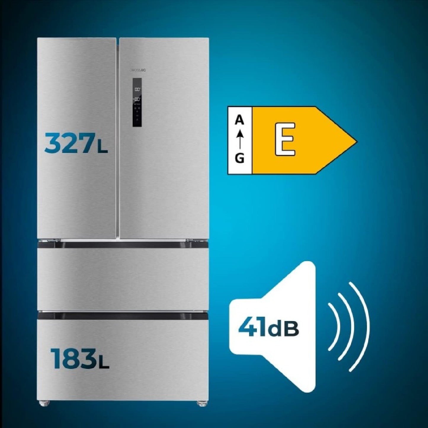Frigorífico Puerta Francesa Inox De 510l_2