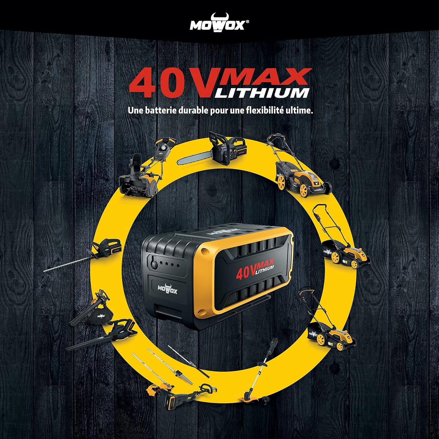 Mowox Aspirador / Soplador De Bateria 40 V. Velocidad 240 Km/h. No Incluye Bateria Ni Cargador_5