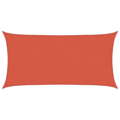 Vidaxl Toldo De Vela Hdpe Terracota 160 G/m² 4x7 M_0