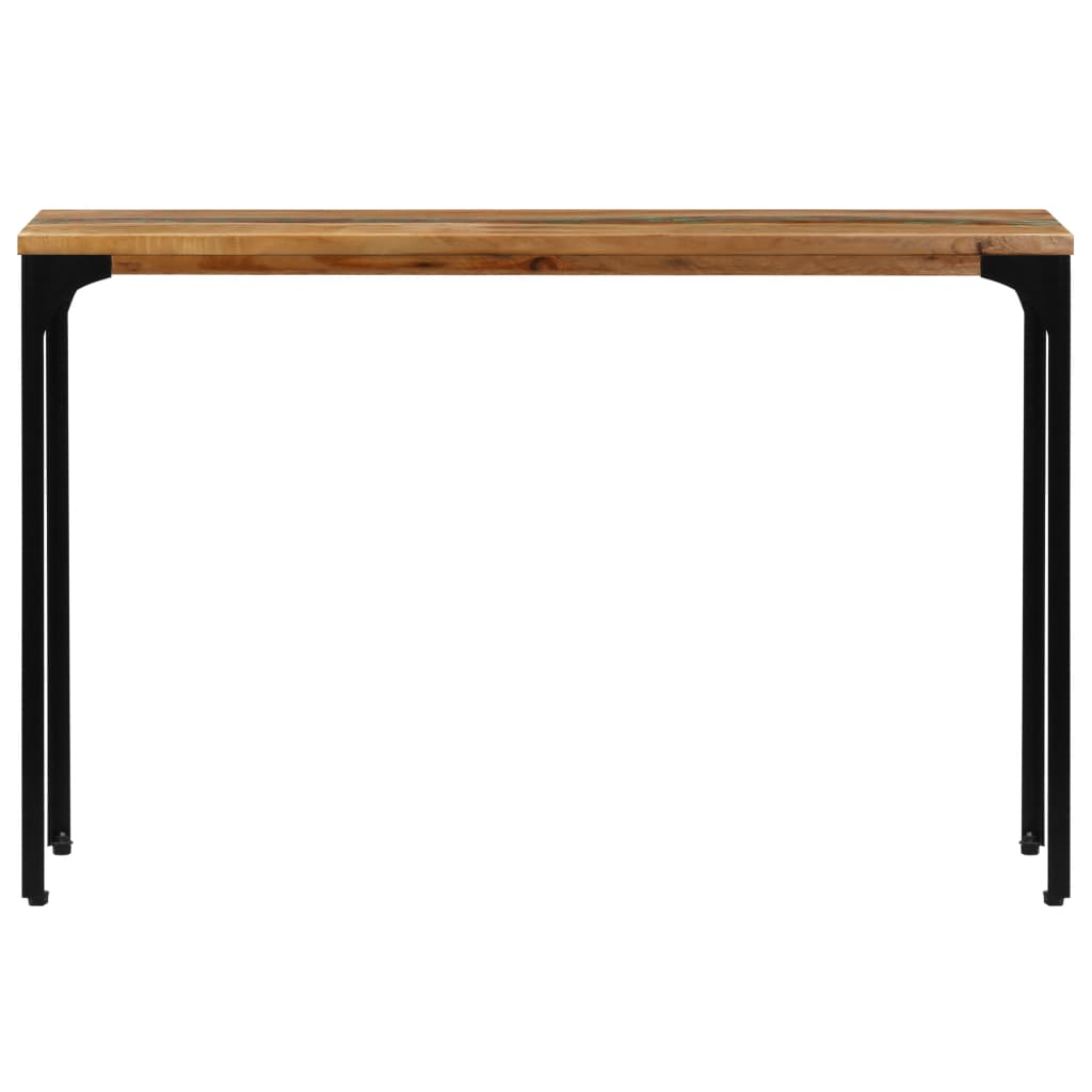 Mesa Consola Madera Maciza Reciclada 120x35x76 Cm_1