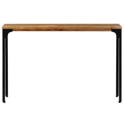 Mesa Consola Madera Maciza Reciclada 120x35x76 Cm_1
