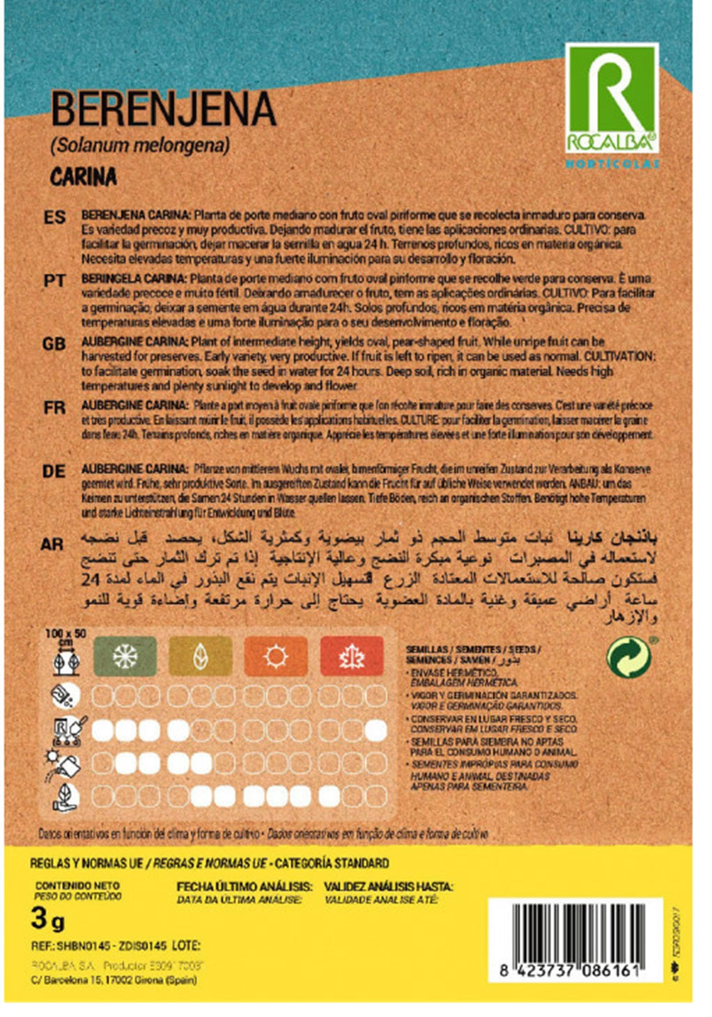Semillas Berenjena Carina 3g_1