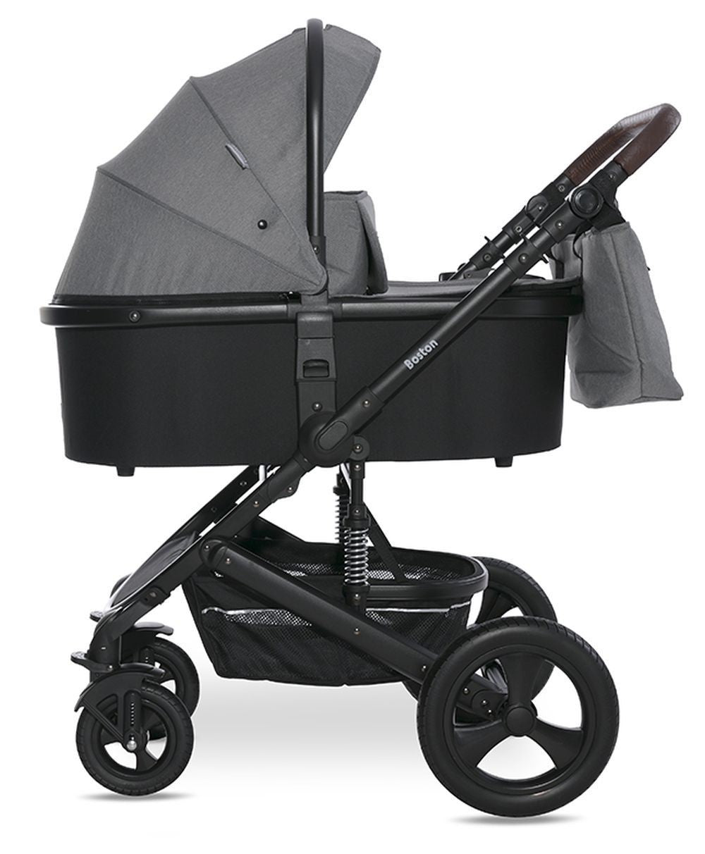 Carro De Bebé De Tres Piezas Boston Hasta 22 Kg Dolphin Grey_1