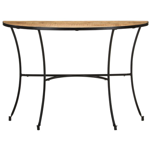 Mesa Auxiliar De Madera Maciza De Mango 110x40x77 Cm_0