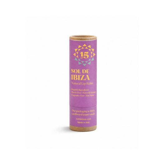 Bálsamo labial SPF15 sin plástico Sol de Ibiza 5 g