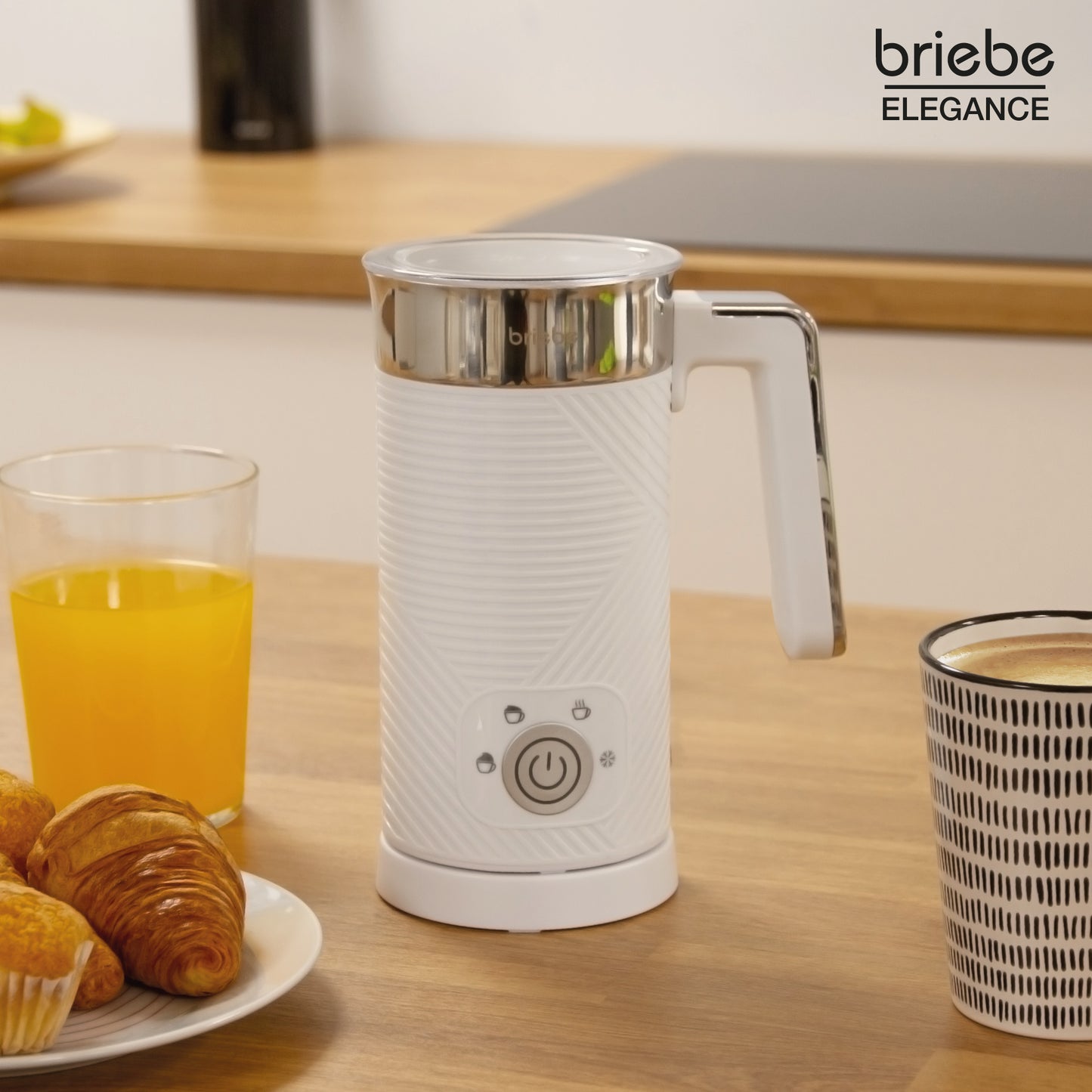 Briebe Elegance Set Cafetera Goteo 10 Tazas + Espumador De Leche Eléctrico_2