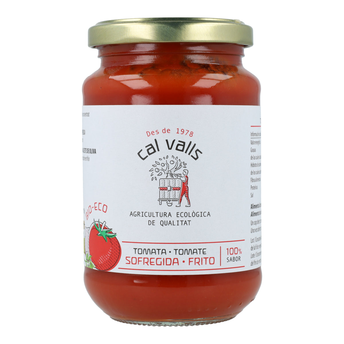 Tomate frito ECO Cal Valls 350 g