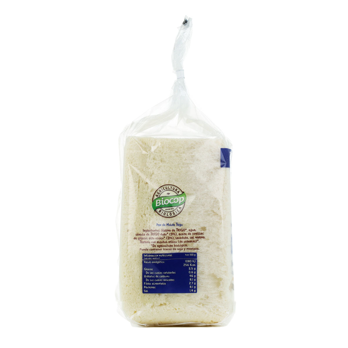 Pan de Molde Clásico Sin Corteza BIO Biocop 300 g