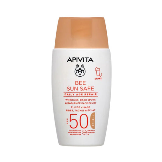 Reparación Antiedad Diaria con Color SPF50 Apivita 50 ml