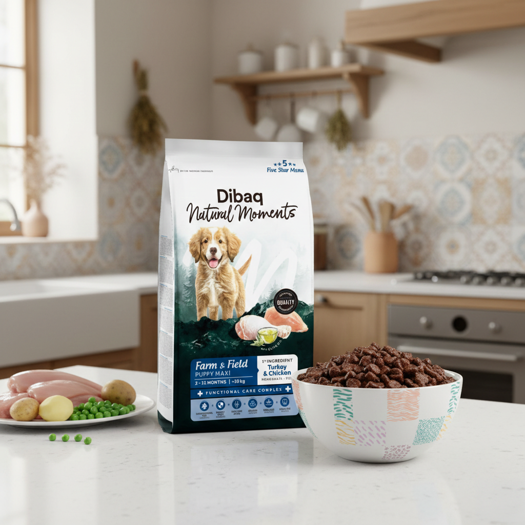 Dibaq Natural Moments 5 Star Pavo Y Pollo Cachorro Razas Grandes 12 Kg_2