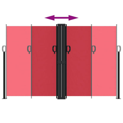 Vidaxl Toldo Lateral Retráctil Rojo 160x1200 Cm_4