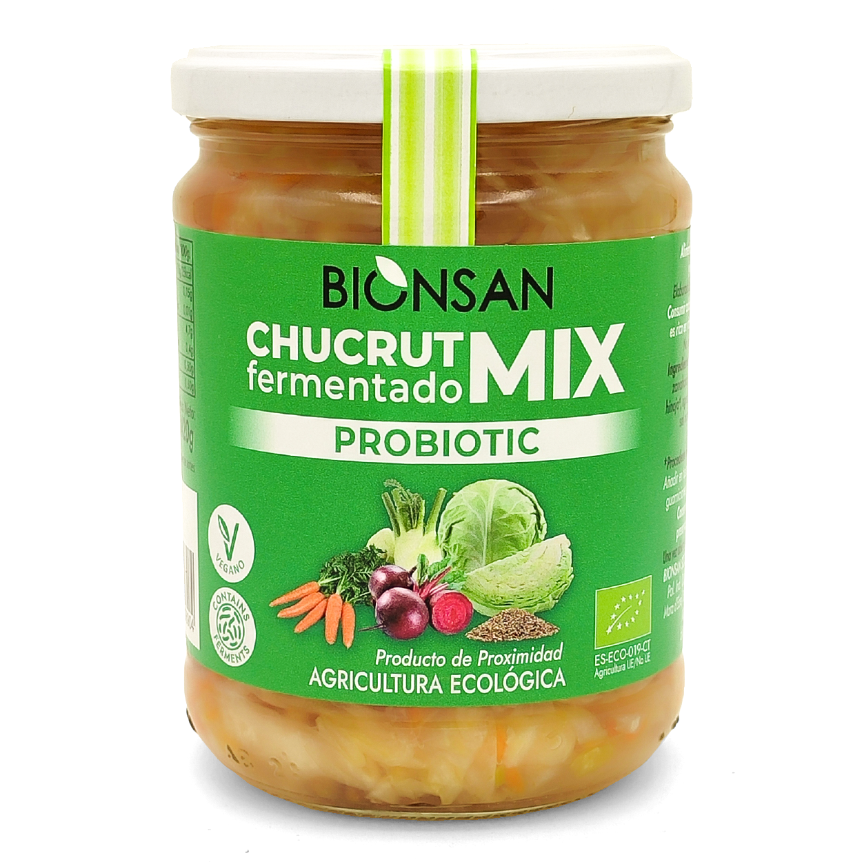 Chucrut Mix Fermentado De Verduras Eco Bionsan 420gr_0