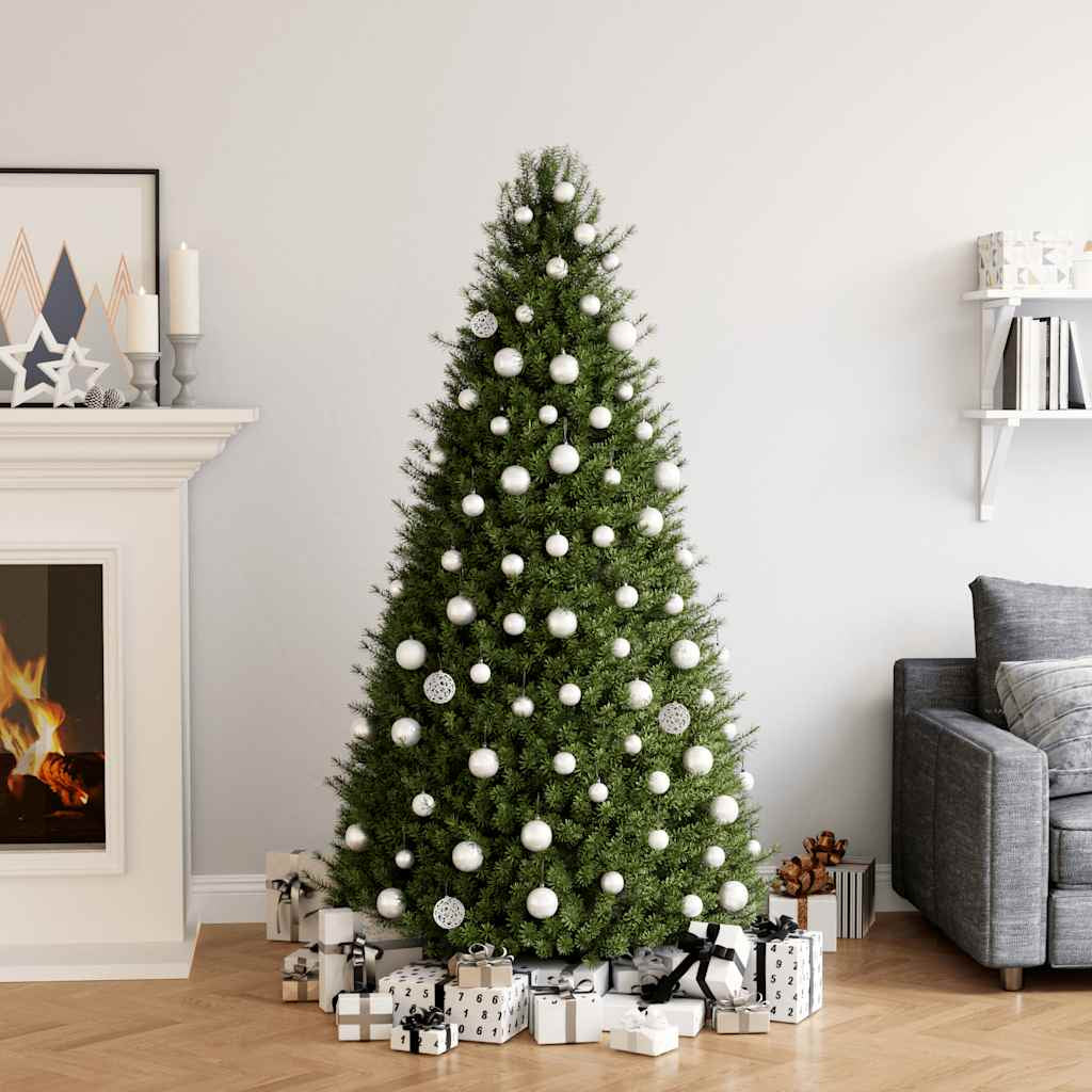 Vidaxl Juego De Bolas De Navidad 100 Piezas Blanco_1