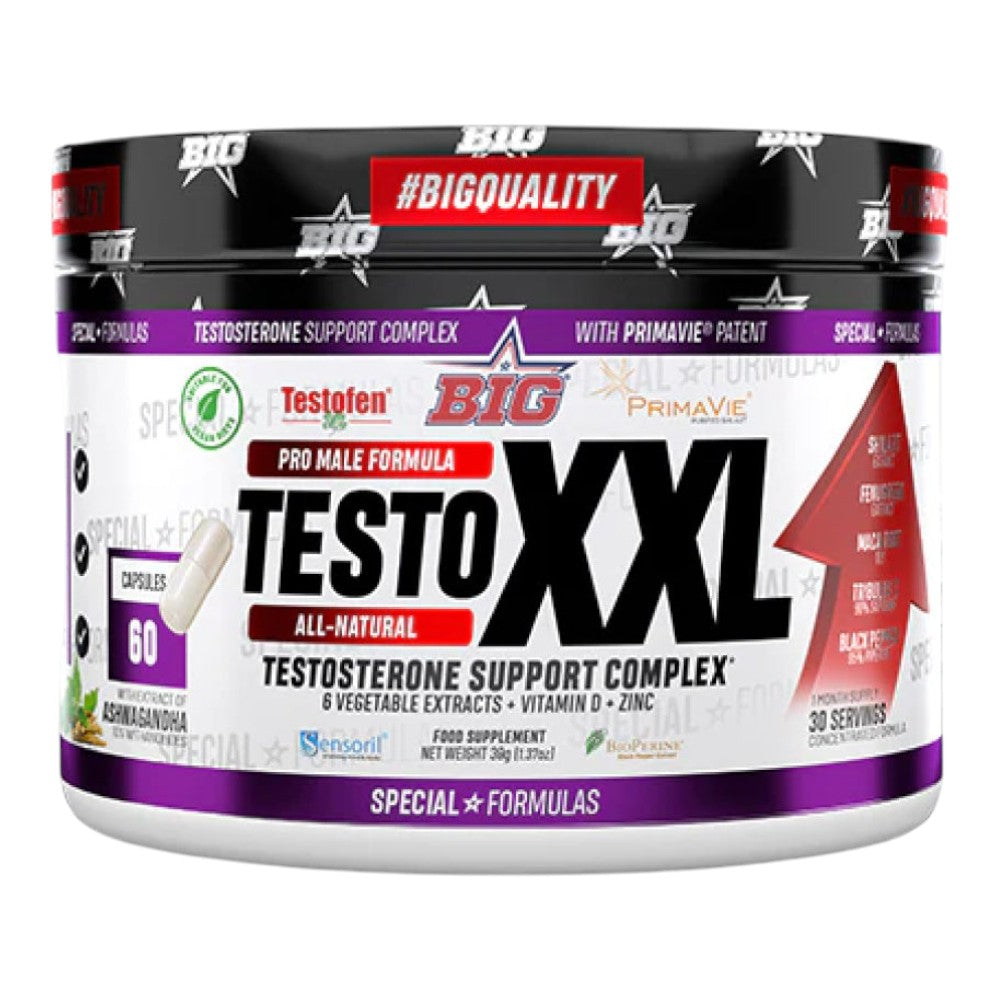 Testo Xxl - 60 Cápsulas - Complejos Testosterona - Big_0