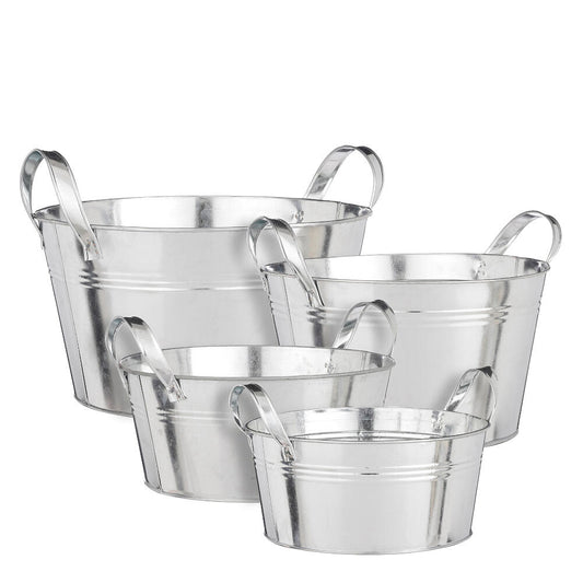 Macetero Bajo Zinc Gris 18x31cm_0