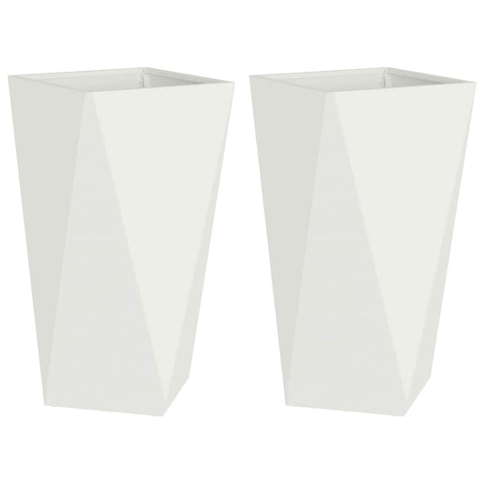 Jardinera 2 Pcs 40 X 40 X 75 Cm Acero_0