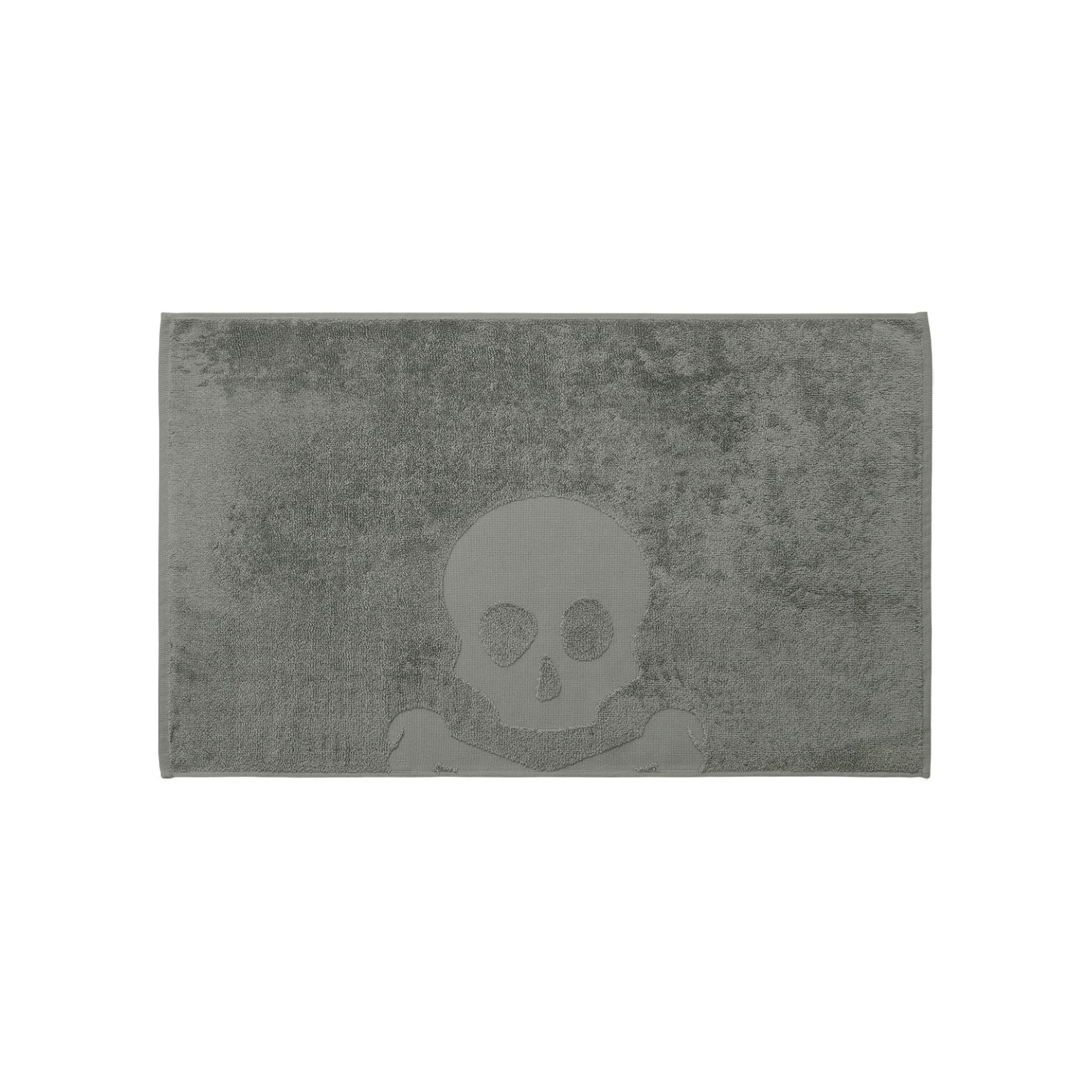 Alfombra De Baño Calavera 50x80cm 100% Algodón 750gsm Verde Scalpers Home