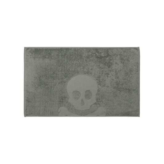 Alfombra De Baño Calavera 50x80cm 100% Algodón 750gsm Verde Scalpers Home