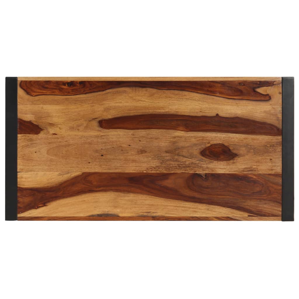 Mesa De Comedor De Madera Maciza De Sheesham 120x60x76 Cm_2