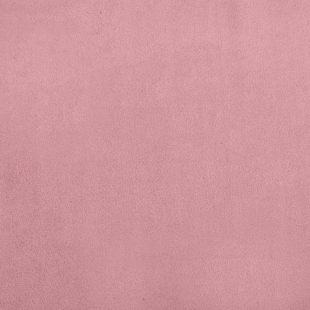 Cama Para Perros De Terciopelo Rosa 70x52x30 Cm / Vetonek_3