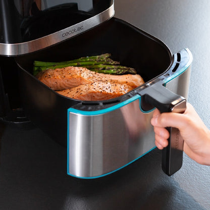 Freidora Sin Aceite De Aire Cecofry Full Inox 5500 Accesorios. Dietética Y Digital, 1450 W Nominal, 1600 W Máxima, 5l Volumen, 5,5l Área De Cocinado_3