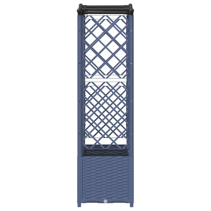 Cama Elevada Con Trellis Y Techo Gris 163 X 40 X 138 Cm Pp_3