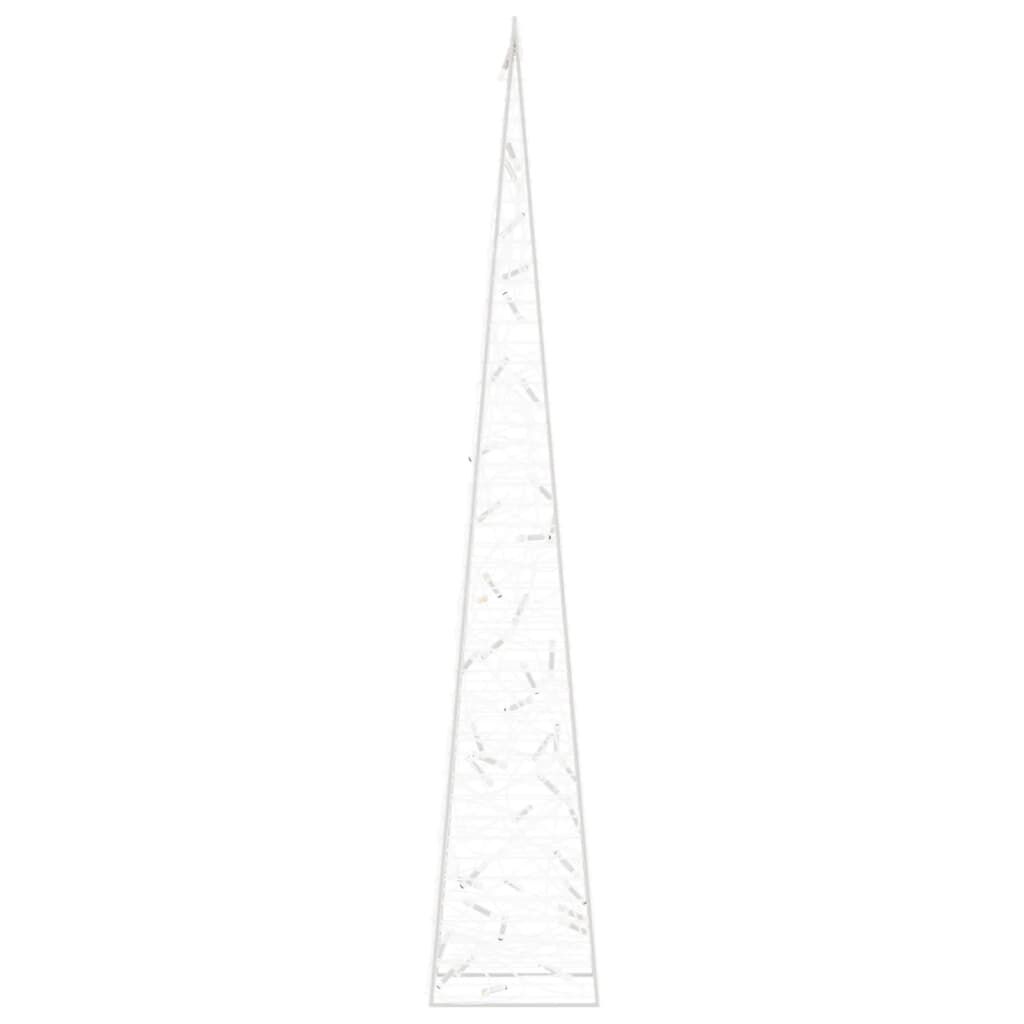Vidaxl Cono De Luz Led Decorativo Acrílico Blanco Frío 90 Cm_4