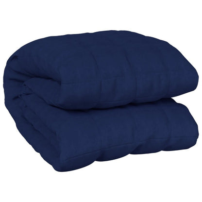 Vidaxl Manta Con Peso Tela Azul 220x230 Cm 15 Kg_0