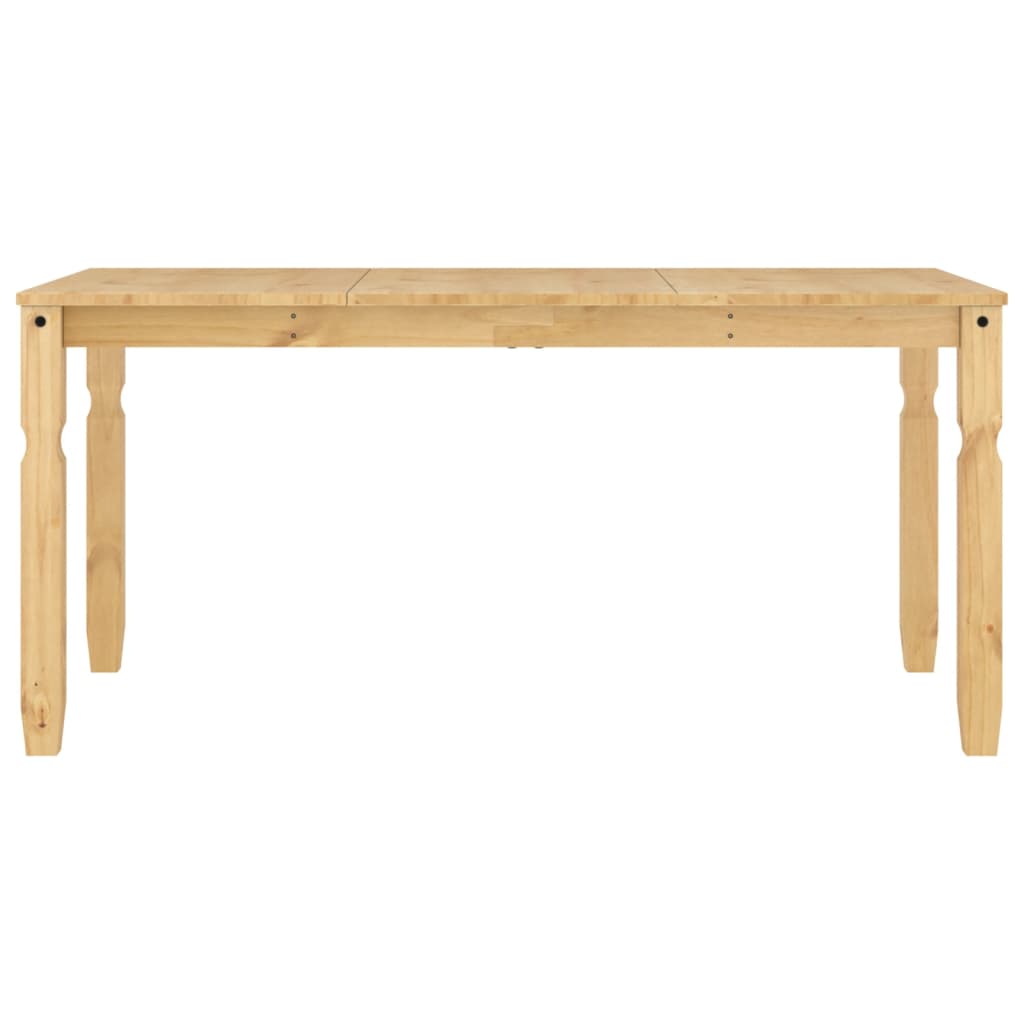 Mesa De Comedor Corona Madera Maciza De Pino 160x80x75 Cm_2