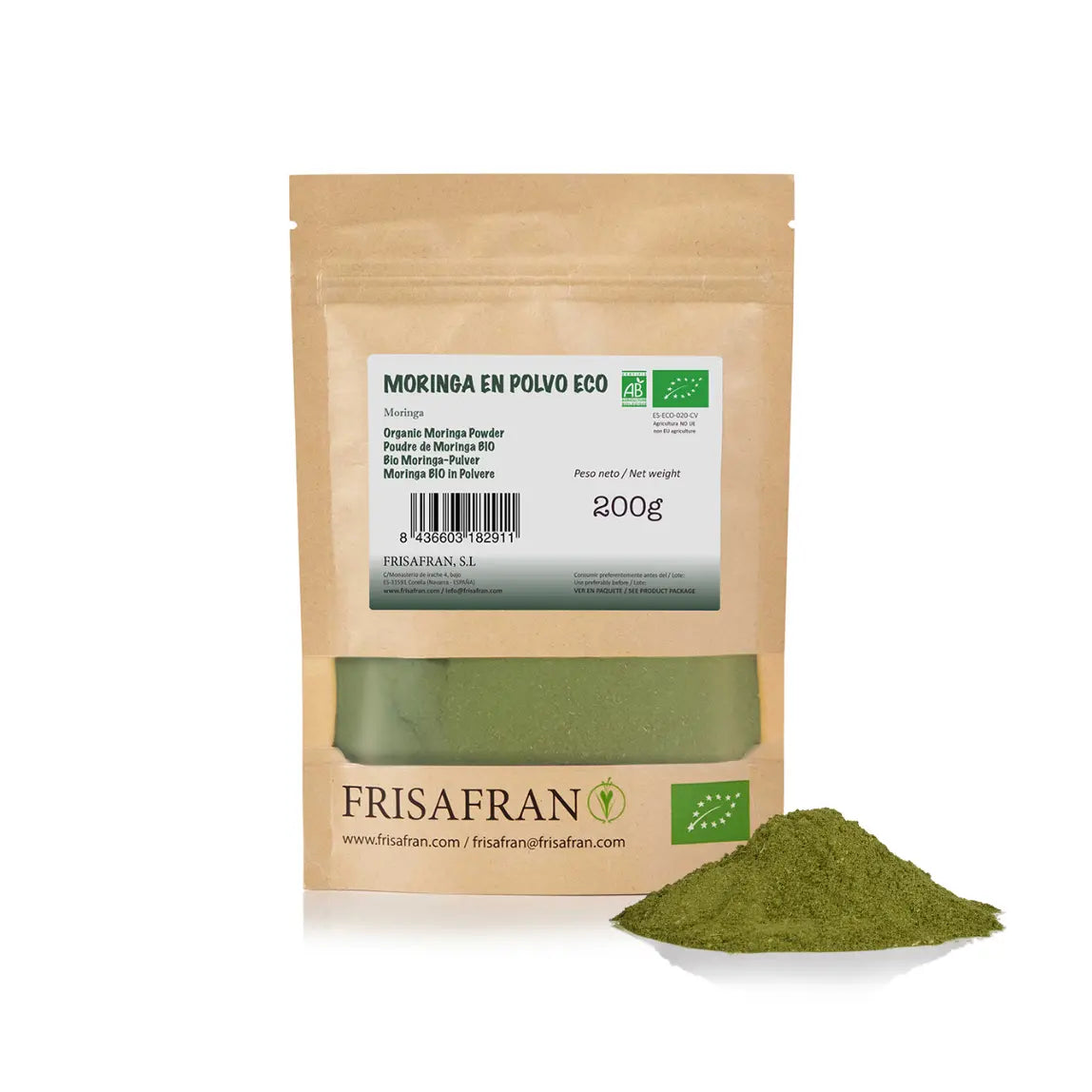 Moringa Ecologica En Polvo | 200g | Frisafran_0