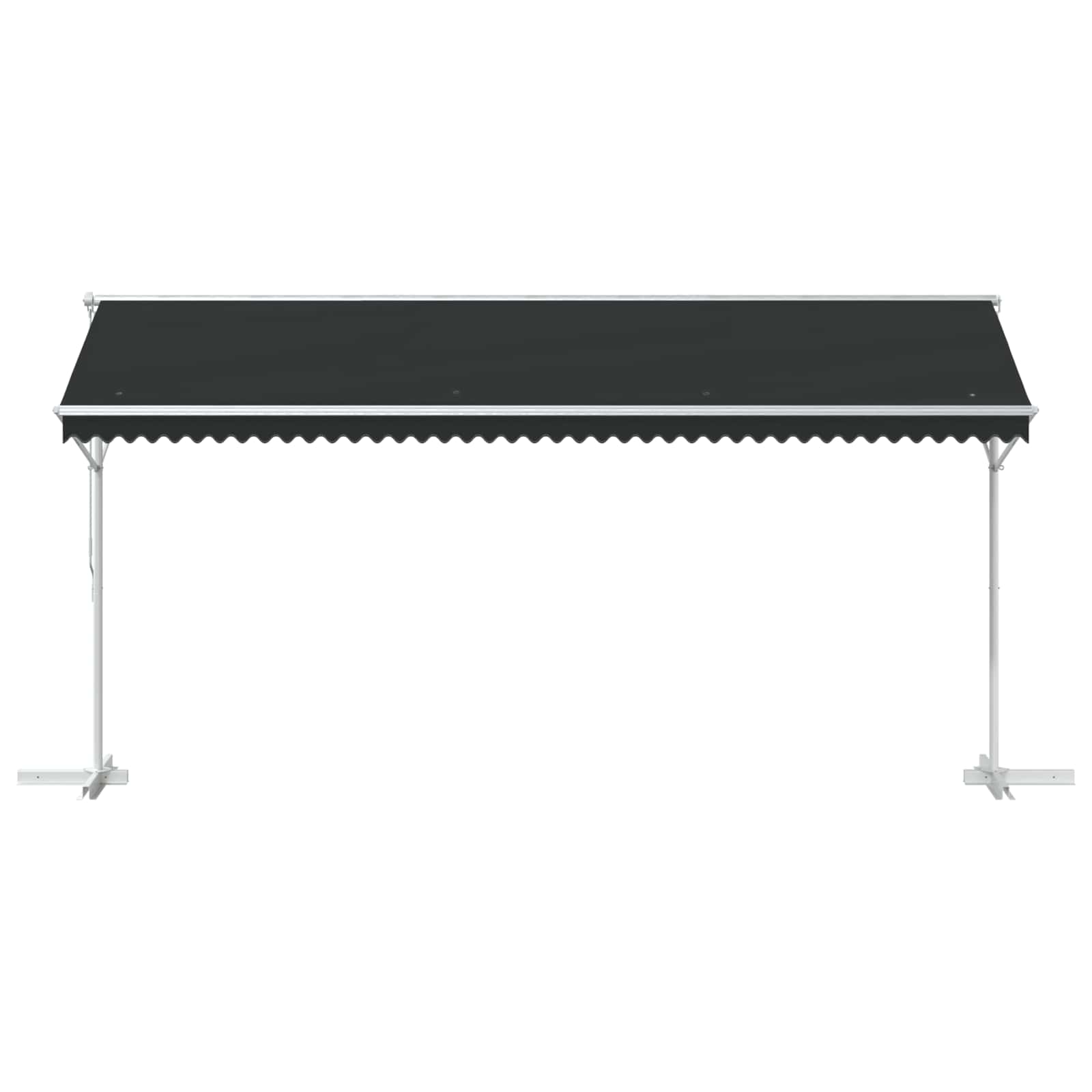Toldo Independiente Gris Antracita 5 X 3 M Poliéster_3
