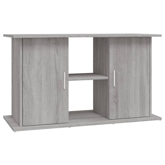 Vidaxl Soporte Para Acuario Madera Ingeniería Gris Sonoma 101x41x58 Cm_0