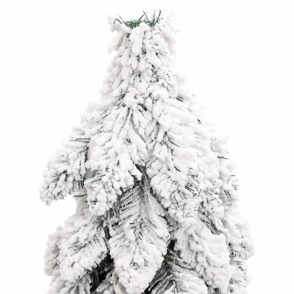 Vidaxl Árbol De Navidad Artificial Iluminado Con 80 Led Y Nieve 150 Cm_4