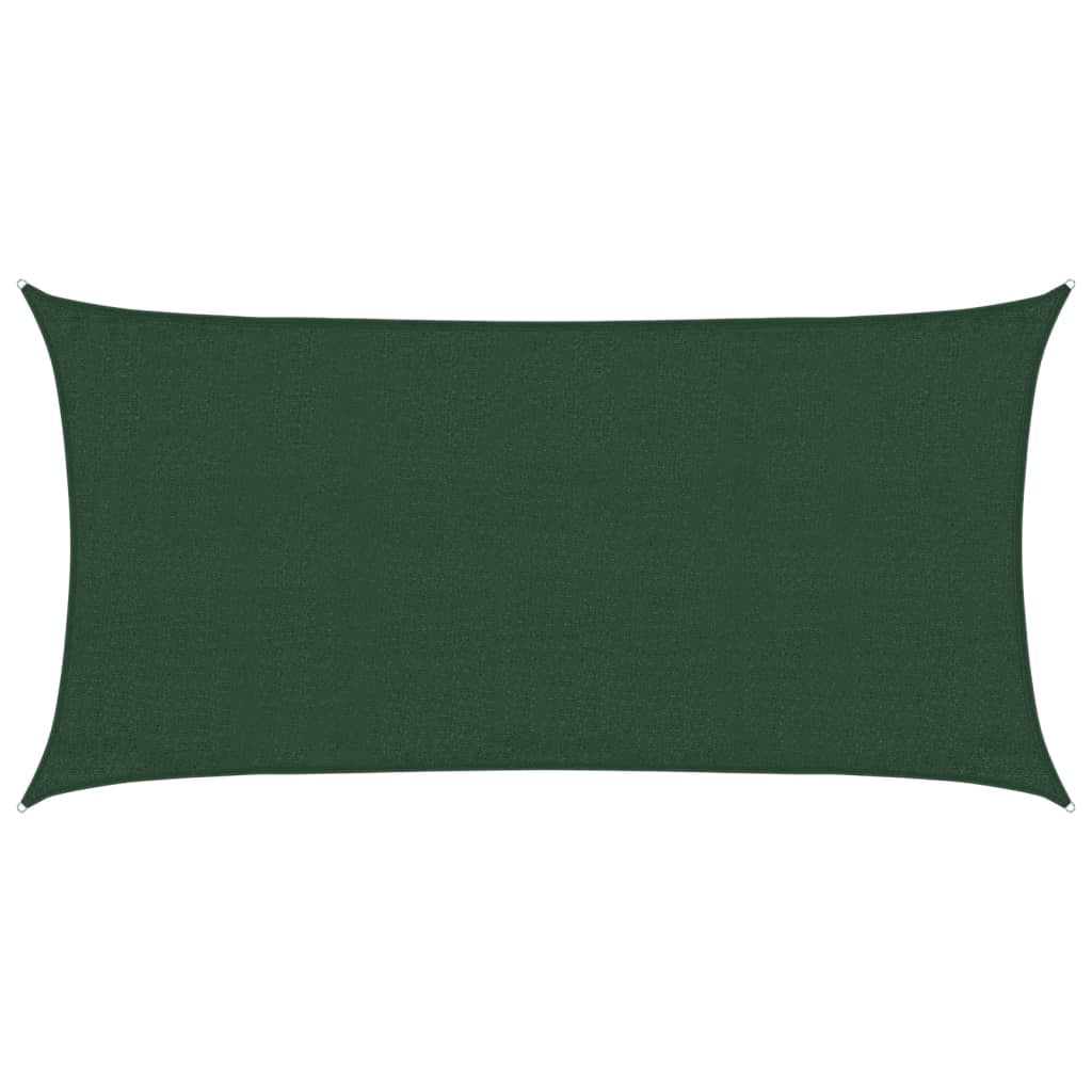 Vidaxl Toldo De Vela Hdpe Verde Oscuro 160 G/m² 3x6 M_0