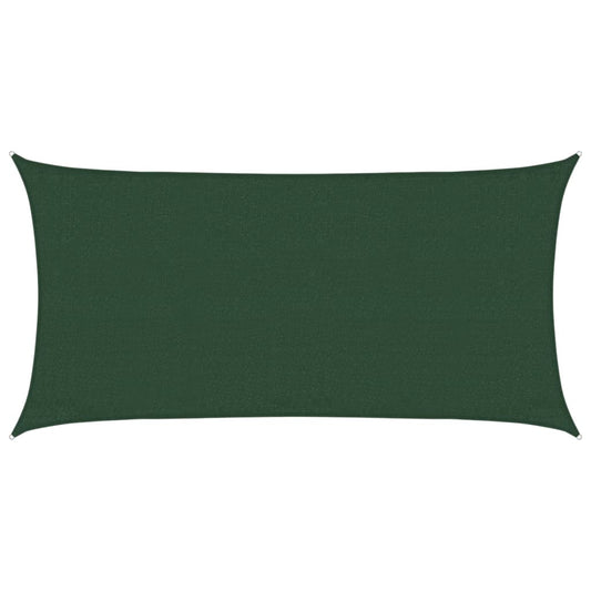 Vidaxl Toldo De Vela Hdpe Verde Oscuro 160 G/m² 3x6 M_0