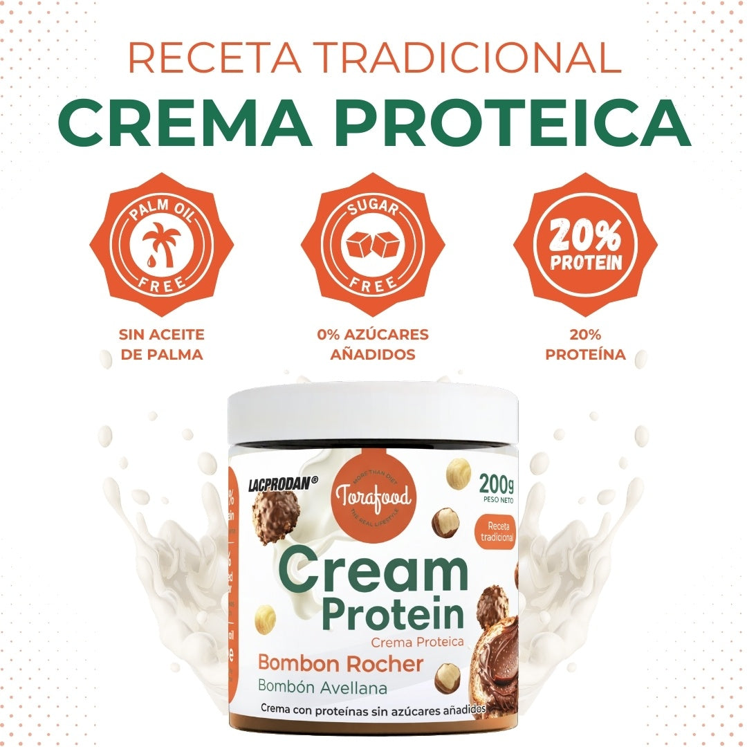 Crema Proteica Chips Bombon Rocher Torafood 200g
