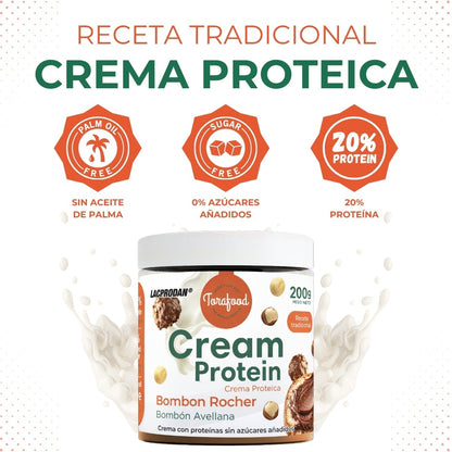 Crema Proteica Chips Bombon Rocher Torafood 200g