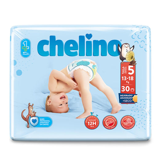 CHELINO PAÑAL T5 Pasitos (13-18Kg) 30 uds