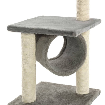 Vidaxl Rascador Para Gatos Con Poste Rascador De Sisal 65 Cm Gris_4