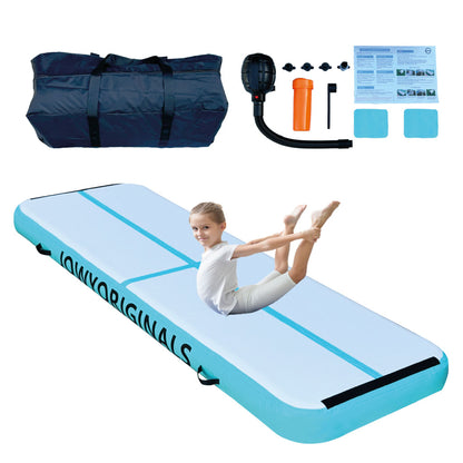 Airtrack 300x100x20cm Colchoneta Inflable, Color Azul