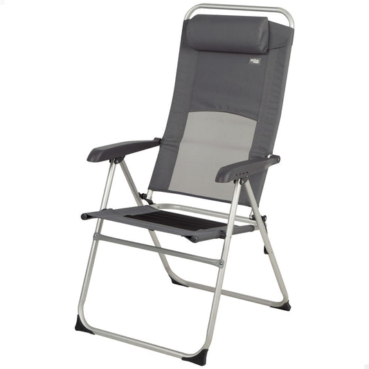 Aktive Silla Plegable Jardín Gris Reclinable 6 Posiciones_0