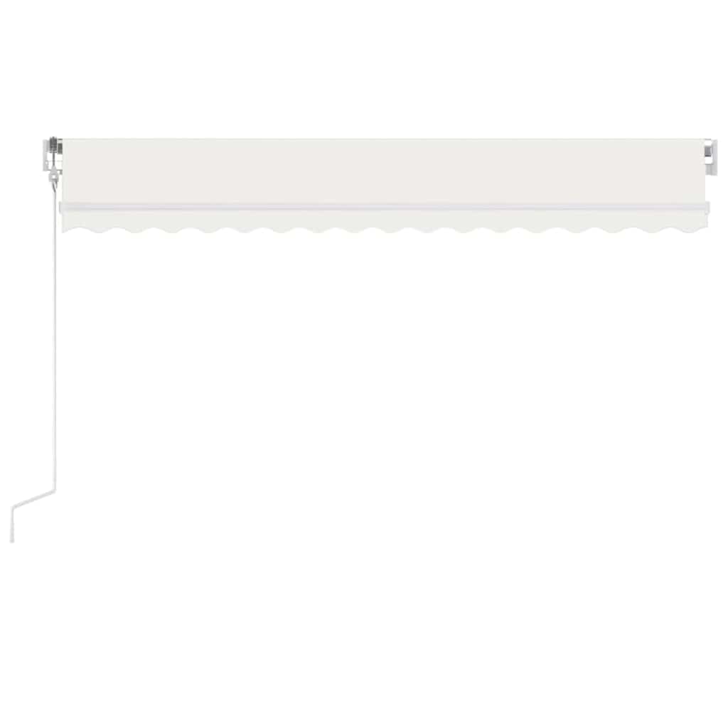 Toldo Automático Con Led Y Sensor De Viento Crema 450x300 Cm_2