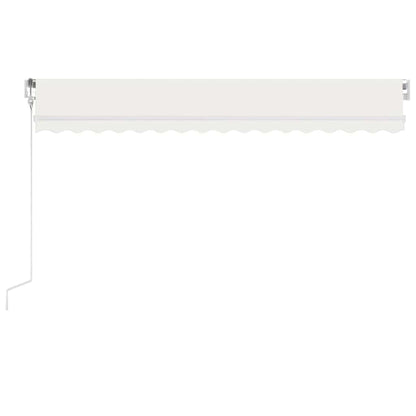 Toldo Automático Con Led Y Sensor De Viento Crema 450x300 Cm_2