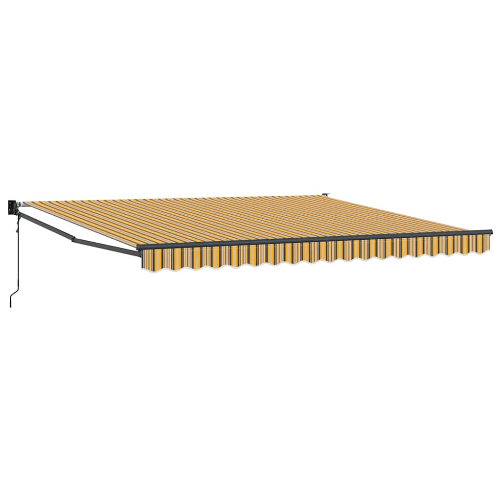 Toldo Retráctil Multicolor 400 X 300 Cm Poliéster Y Metal_0