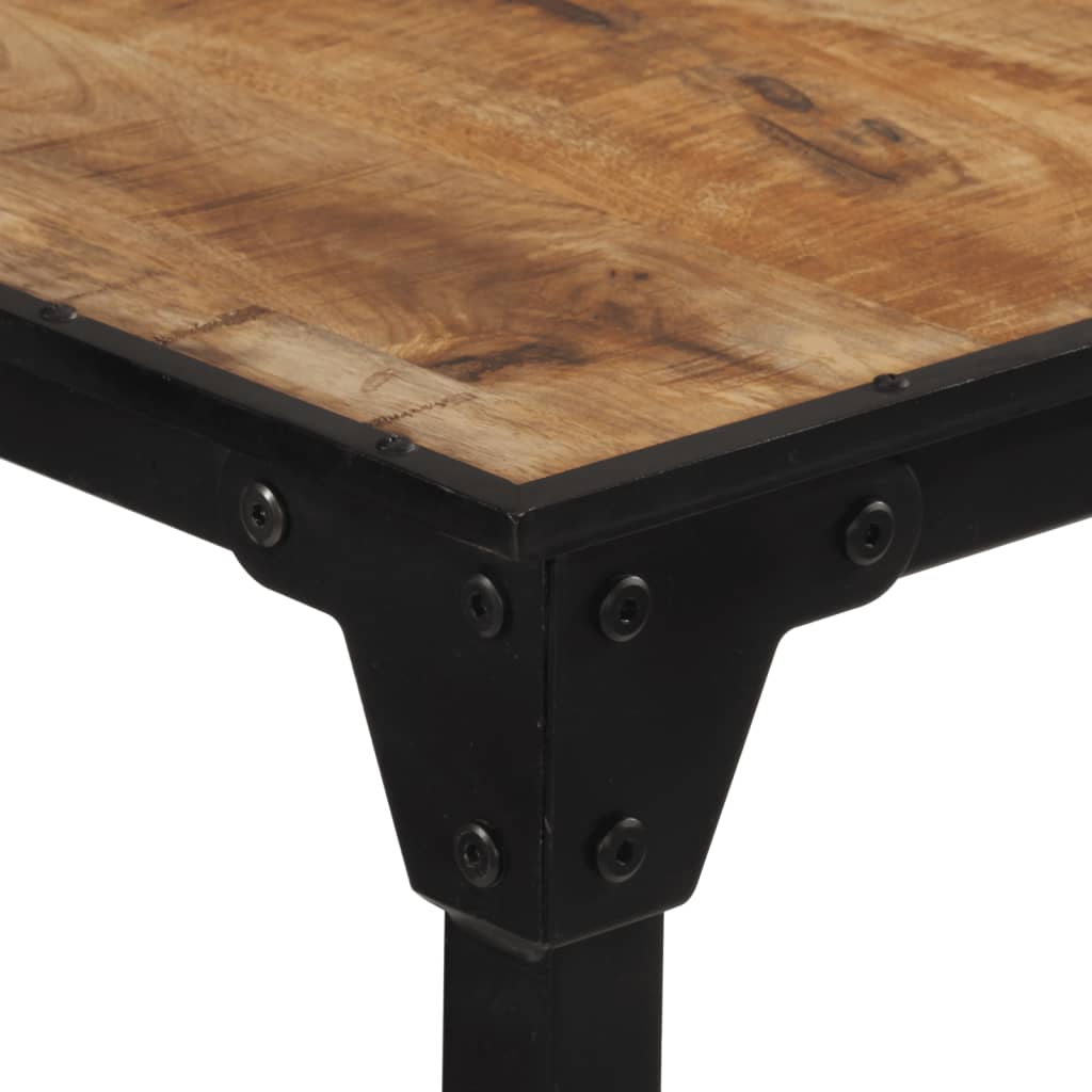 Mesa De Bar Madera Maciza De Mango Rugoso 60x55x107 Cm_5