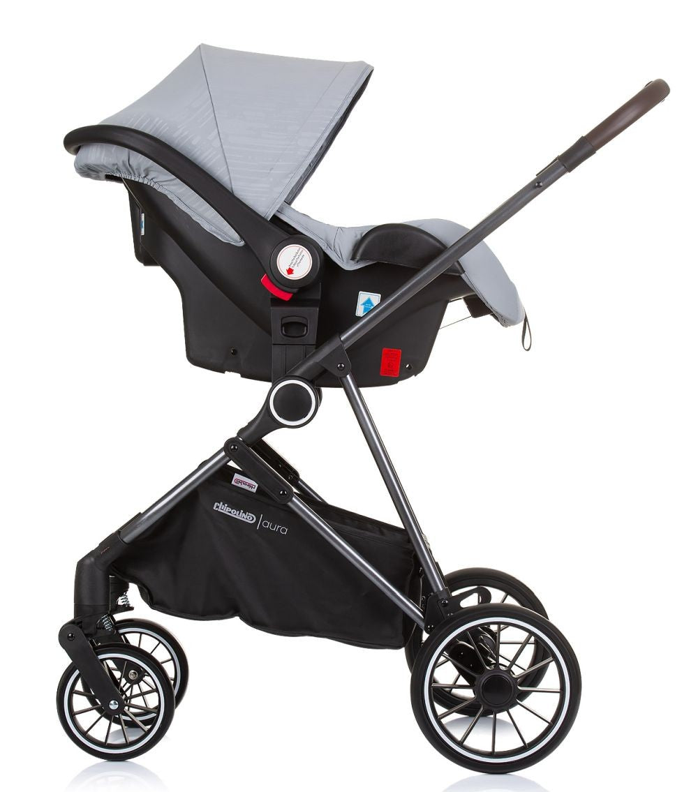Carrito De Bebé Trio Convertible Aura Hasta 22 Kg Ash Grey_4