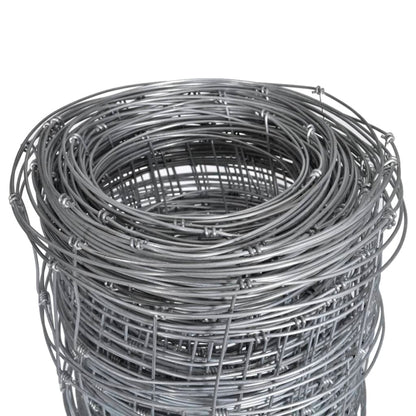 Valla De Jardín De Acero Galvanizado Plateado 50x1,25 M / Vetonek_3