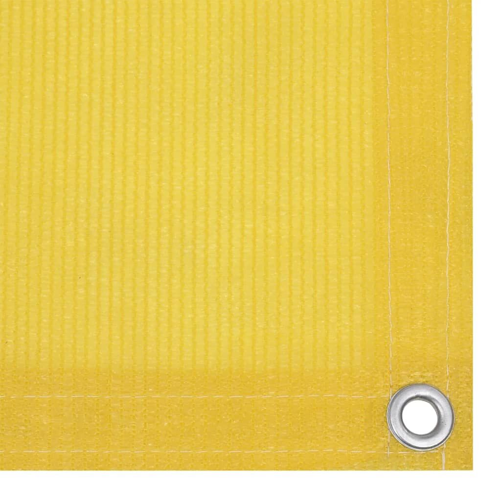 Vidaxl Toldo Para Balcón Hdpe Amarillo 120x300 Cm_1